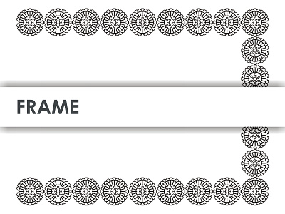 MANDALA FRAME abstract art background card decoration decorative design element ethnic floral flower frame indian invitation mandala ornament pattern template vintage yoga