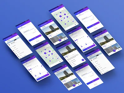 Rent App app design ui ux