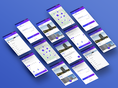 Rent App app design ui ux