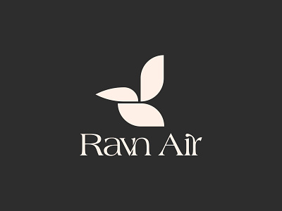 Ravn Air 100dayproject adobe adobe illustrator air airline bird branding design icon illustration illustrator ligature logo raven typography