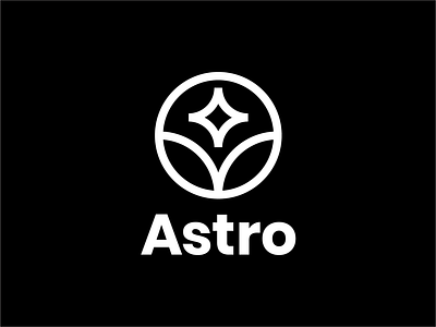 Astro Logo Design astrology branding geometric identity identity design logo logo brand logo designer space space brand space design space logo spaceship vector visual identity