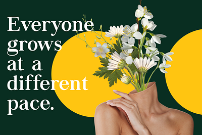 GROWTH Photo Manipulation advertising branding design editing illustrator motivation photoshop poster art quote typography