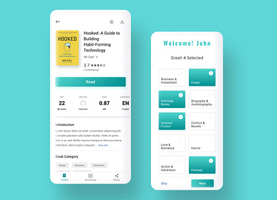 Free Online Books Reading App app app design books bookshop branding classic app design minimal mobile mobile app mobile app design mobile design mobile ui online books read online ui