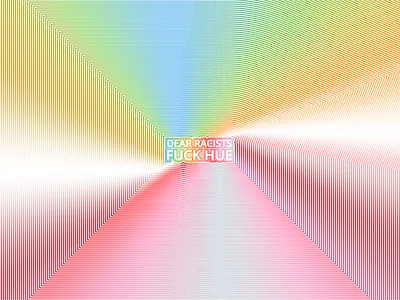 Dear Racists... concentric concept design illustration nitishmurthy quote typography vector