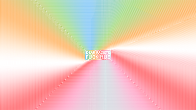 Dear Racists... concentric concept design illustration nitishmurthy quote typography vector