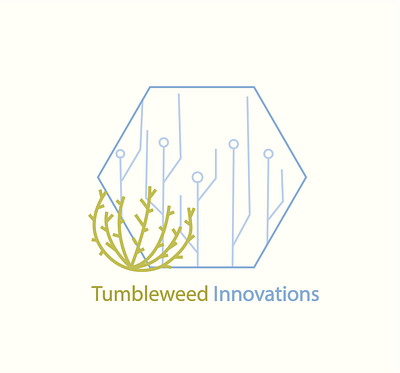 tumbleweed innovations logo app logo art business logo design feminine flat hand drawn illustration illustrator logo logo design logo design concept logos logotype minimal vector