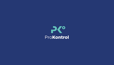 ProKontrol blue branding clean design identity logo typography ui