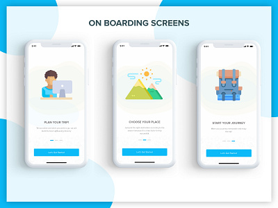 On Boarding Screen artwork graphic design illustraion ios mobile app onboarding screens solo tourism travel ui ui ux ui design ux ux design walkthrough