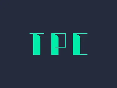 TPC logo geometric lines minimal minimalist modern strong