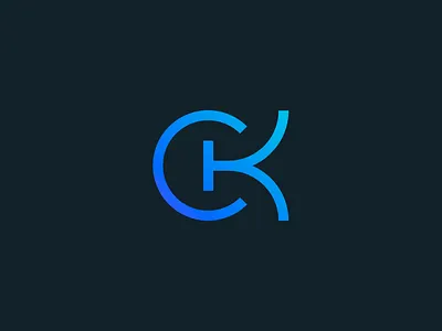 CK monogram abstract c letter ck monogram geometric k letter lines minimal minimalist modern monogram
