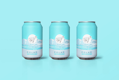 POLAR WATER 5 bear branding brands ice logo logotype pack package package design packaging polar polarbear water