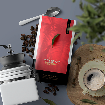 Packaging⚡Regent Premium Coffee brand design embalagem grids identity logomarca pack package package design package mockup packagedesign packages packaging packaging design