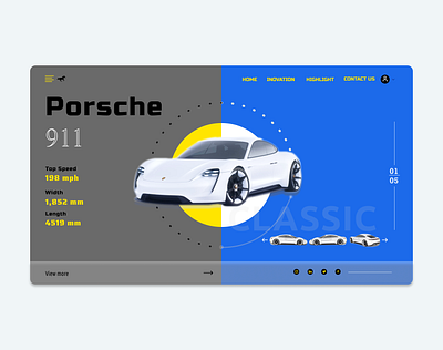 Porsche car website design redesign concepts branding carstunts design fashion figmadesign muscle car photoshop photoshop action porsche 911 poster design speed sports car traveling typography ui ux web website