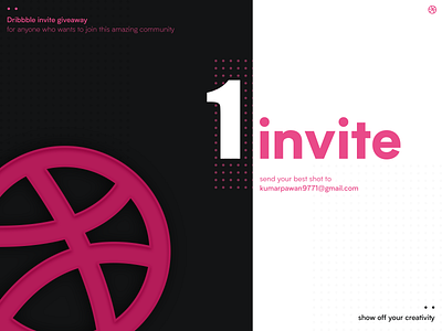 1 Dribbble giveaway dribbble invitation dribbble invite dribbble invite giveaway dribbble ticket giveaway invitation invite giveaway invites ticket