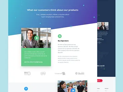 Ventrata Case Studies Landing Page case studies flat landing page travel ui website
