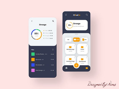 my file adobe xd app design file manager flat illustrator minimal ui ux