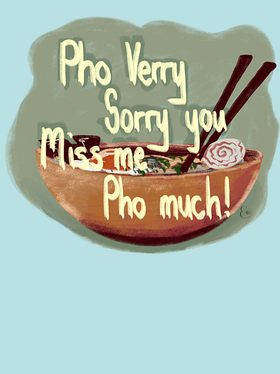 Bowl of Pho childrens book design digital digital illustration drawing gouache illiustration illustrator