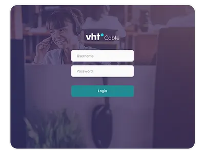 vht cable demo ipad ui ux website