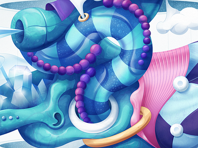 Initial Meditative State - Detail design digital digitalart illustration illustration art