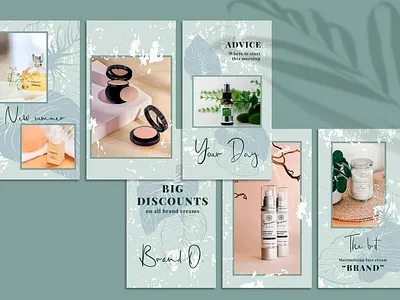 Kurri - Instagram Puzzle Templates banner blog branding canva design floral instagram instagram banner instagram post instagram stories instagram template photoshop psd puzzle social media stories story style template