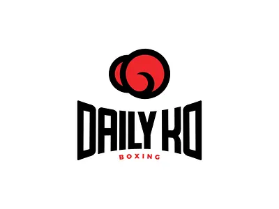 Logo for Daily KO Boxing art boxing branding design icon illustration logo logodesign