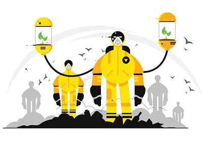 prototypr era vector illustration adobe illustrator flat illustration flat vector future illustration art illustrator prototype vector illustration