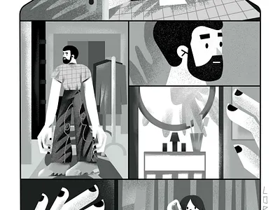 Quarantine journal 2d animation character character design illustration loretaisac quarantinejournal