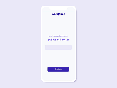 Workforme APP - Sign up test adobe xd design app digital sign up user experience user interface ux ui ux ui