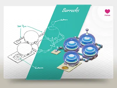 Mors | Building 7/15 Rendered blender blender3dart browser game building design eeve indie game isometric mars game mmo mmorpg mors rpg solo dev strategy game time lapse wordpress game wordpress plugin wp game