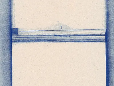 Felt that this 1973 diary needed to become a 2020 fluo blue riso editorial graphic poster riso riso print risograph risoprint