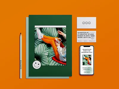 Quixotics brand brand identity branding design graphic design