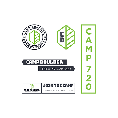 Camp Boulder Brewing Company Assets adobe illustrator adobe illustrator cc beer boulder brand design brand identity branding branding concept branding design brewery brewery branding brewery logo brewing company camp camping craft beer craft brewery logo logo design logos