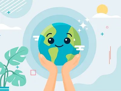 Earth Day - Amendis animation earth graphics illustration illustrations motion