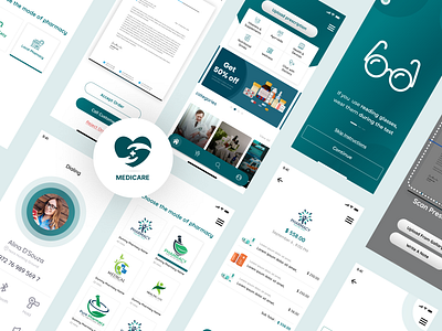 Your one-stop solution for healthcare! appdesign branding creativedesign design dribbleshots figma illustration logodesign minimaldesign mobileapp moderndesign prototype ui ux webdesign