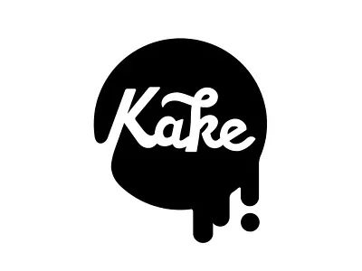 Kake black branding design lettering logo logo design logos type typography