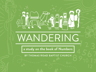 Numbers YouVersion Cover bible bible study books green illustration illustrator numbers old testament pentateuch sermon graphic sermon series