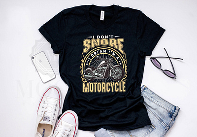 New Motorcycle T-shirt Design With Color Variant branding creativity inspiration merchandise merchbyamazondesign motorcycledesign tshirtdesign