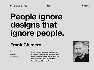 Quote - Frank Chimero design agency design process design quote design quotes design thinking design tip design tips designerlife designtips inspirational quote inspirational quotes motivational motivational quotes motivationalquote quoteoftheday uidesign uidesigner uiux uiuxdesign uiuxdesigner