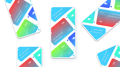 Credit Card Design app css3 design flat illustration logodesign ux web