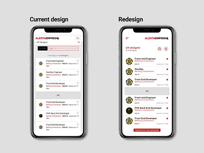 Job junt redesign 50 app dailyui design desktop flat job job hunting jobhunt minimal mobile product redesign search ui ux website