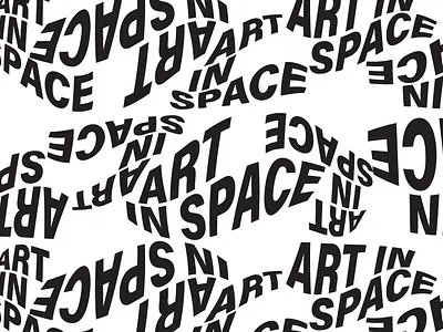 Art in Space brand branding design illustration lettering logo pattern poster type typography