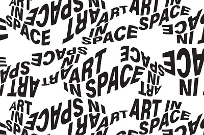 Art in Space brand branding design illustration lettering logo pattern poster type typography