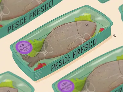 Normality art character childrenillustration design doodle fish plastic