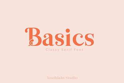 Basics Serif Font branding classic font classy font design display font download font elegant font font font design fonts graphic design lettering logo font logo fonts retro font serif font typeface typefaces typography vintage font