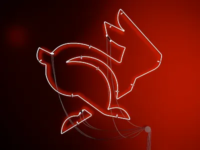 Groundwrk Neon 3d 3d art 3d modeling aftereffects branding c4d cinema 4d design gradient logo neon neon sign standard