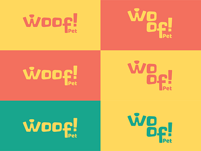 WOOF PET brand design branding design graphic design logo pet care pets