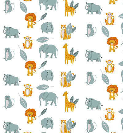 Vector animals animals design illustration kids patterns vector vector art vector illustration