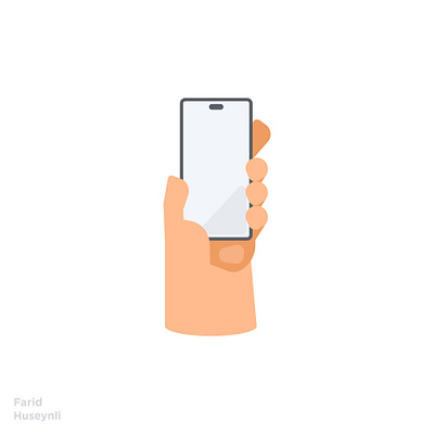 Hand holding smartphone art digital art hand hold illustration illustrator phone smartphone