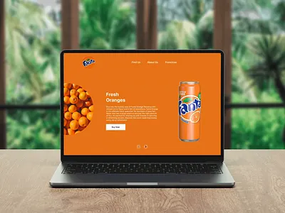 Fanta Landing Page animation branding design fanta figma landing page soft drink ui uiux user experience user interface ux web design