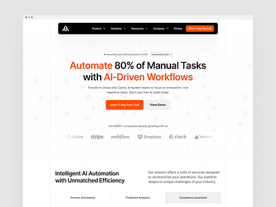 AI Workflow Automation website design ai ai automation ai design ai designer ai saas ai web design ai website ai workflow b2b saas b2b website landing page saas ai saas design saas designer saas landing page saas website web design webflow webflow designer webflow developer